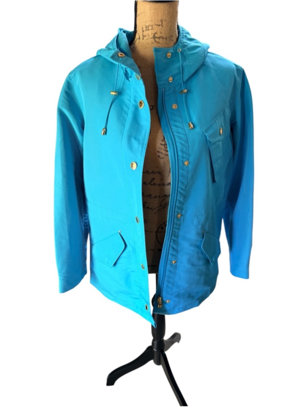 Lauren Ralph Lauren Hooded Anorak Utility Jacket Size M (21” PTP)